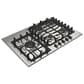 Fulgor Milano 400 Series 30" Gas Cooktop with 5 European Sealed Burners in Stainless Steel, , large