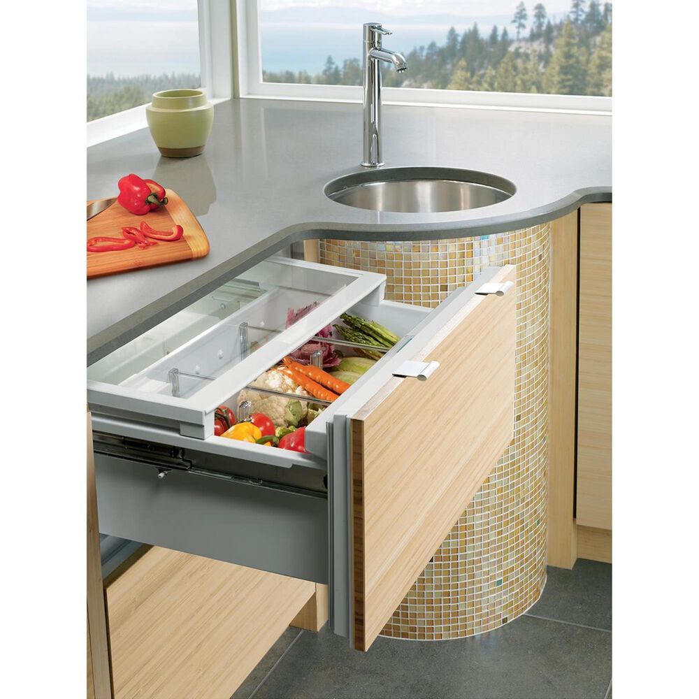 Sub Zero 36&quot; Integrated Refrigerator with Double Drawer, , large