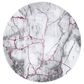 Safavieh Craft CFT877S 8" Round Grey and Wine Area Rug, , large