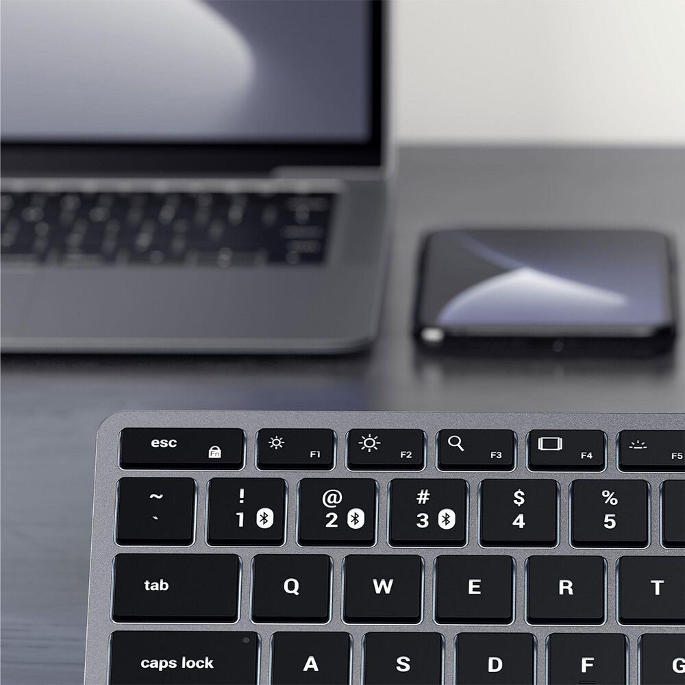 Satechi Slim X1 Bluetooth Backlit Keyboard in Space Gray, , large