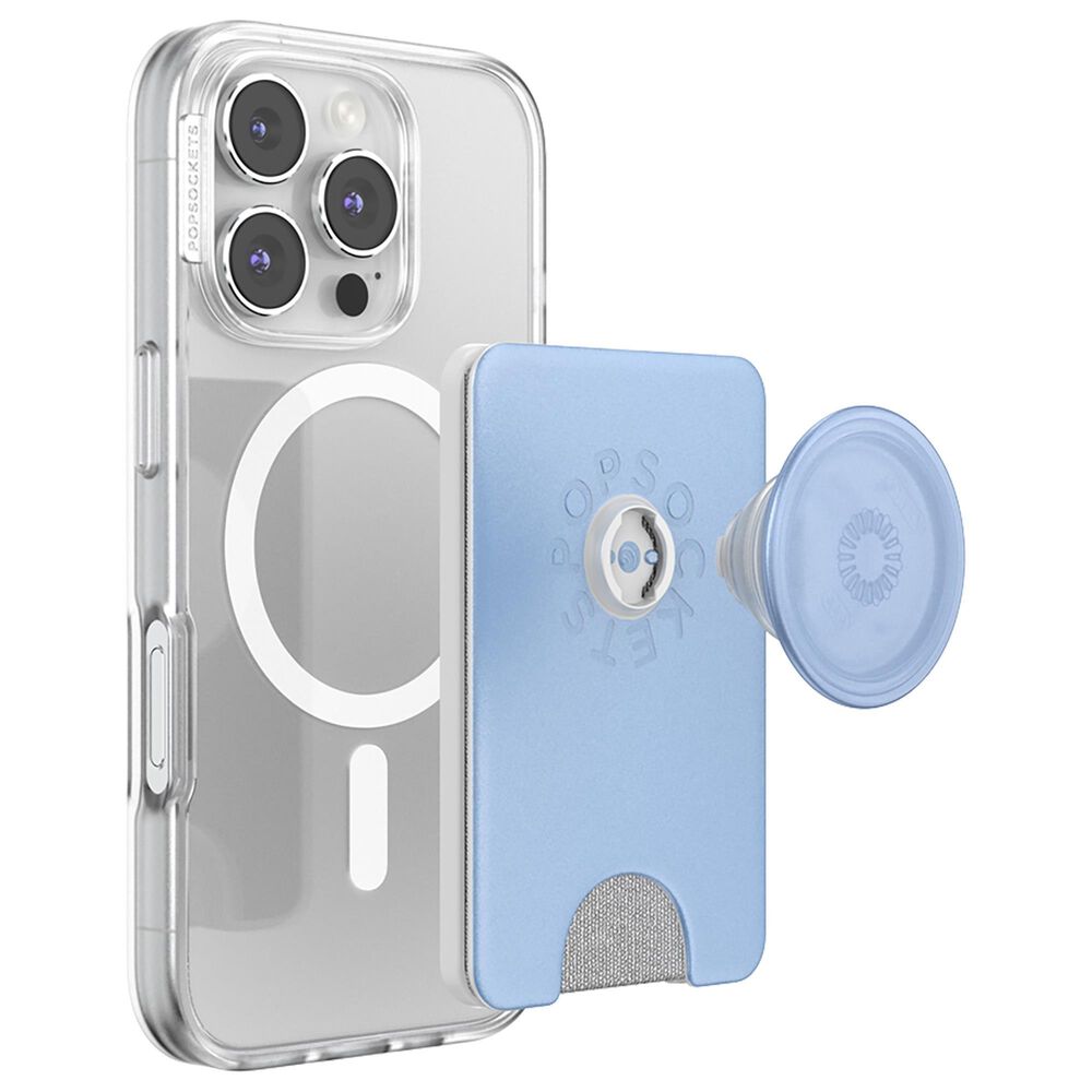 PopSockets Magsafe PopWallet Plus in Metallic Frost, , large