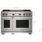 Wolf Appliances 7.8 Cu. Ft. Freestanding Dual Fuel Range with Liquid Propane and French Top in Stainless Steel, , large