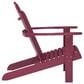 Linon Home Decor Adirondack Patio Chair in Red, , large