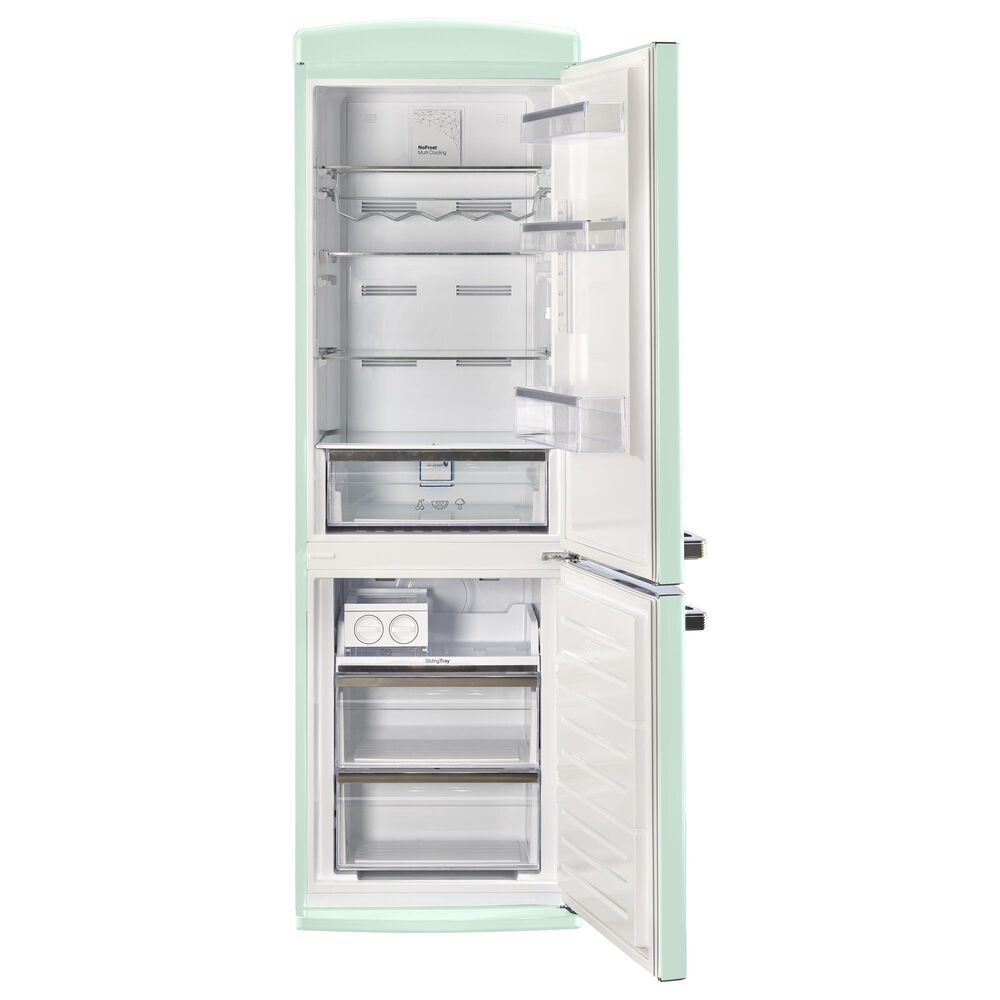Unique Appliances Classic Retro 12 Cu. Ft. Bottom Freezer Regfrigerator In Summer Mint Green, , large