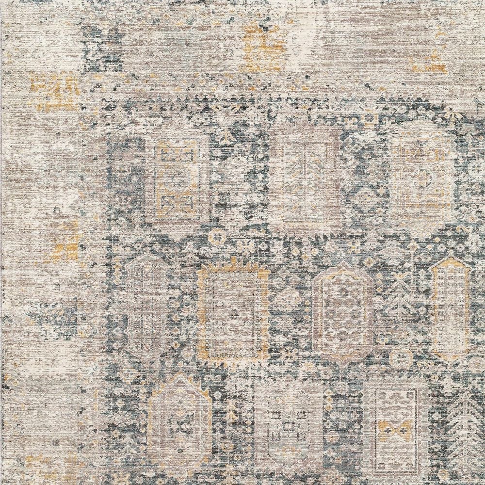 Surya Carlisle CSI2319 8&#39;10&quot; x 12&#39;6&quot; Dark Brown, Medium Gray, Off-White, Olive and Dark Blue Area Rug, , large