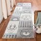Safavieh Carousel 2"3" x 10" Grey and Ivory Kids Runner, , large