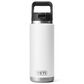 YETI Rambler 26 Oz Water Bottle with Straw Cap in White, , large