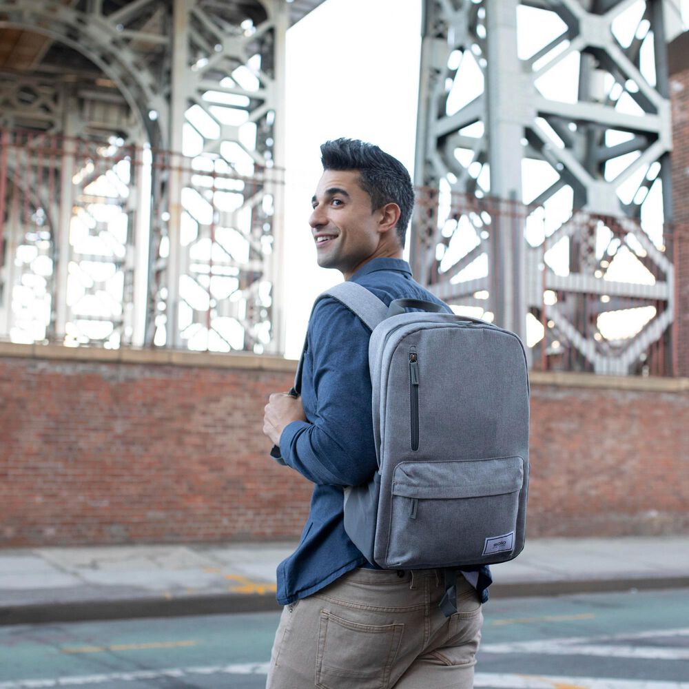 Solo Re:cycled Backpack in Gray and Black, , large