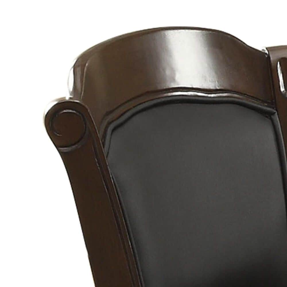 Pacific Landing Turk Game Chair with Casters in Brown Cherry, , large
