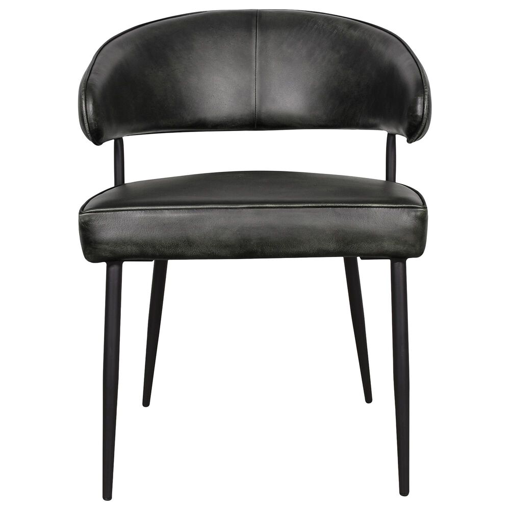 Home Trends &amp; Design Dauphine and Essex 3-Piece Round Dining Set in Black, , large