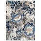 Central Oriental Fontana Pakuna 5"3" x 7" Gray and Blue Area Rug, , large