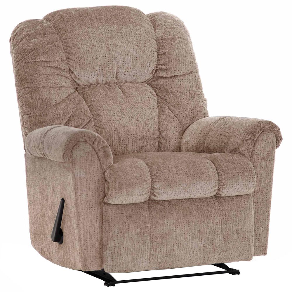 Moore Furniture Ruben Manual Rocker Recliner in Westwood Toffee, , large