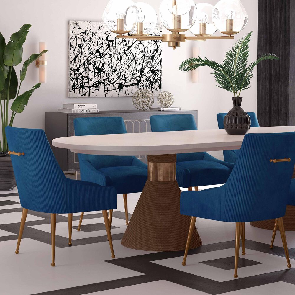 Tov Furniture Beatrix Side Chair in Navy, , large