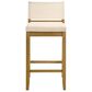 Armen Living Yaneli Swivel Bar Height Stool in Amber Glow, , large