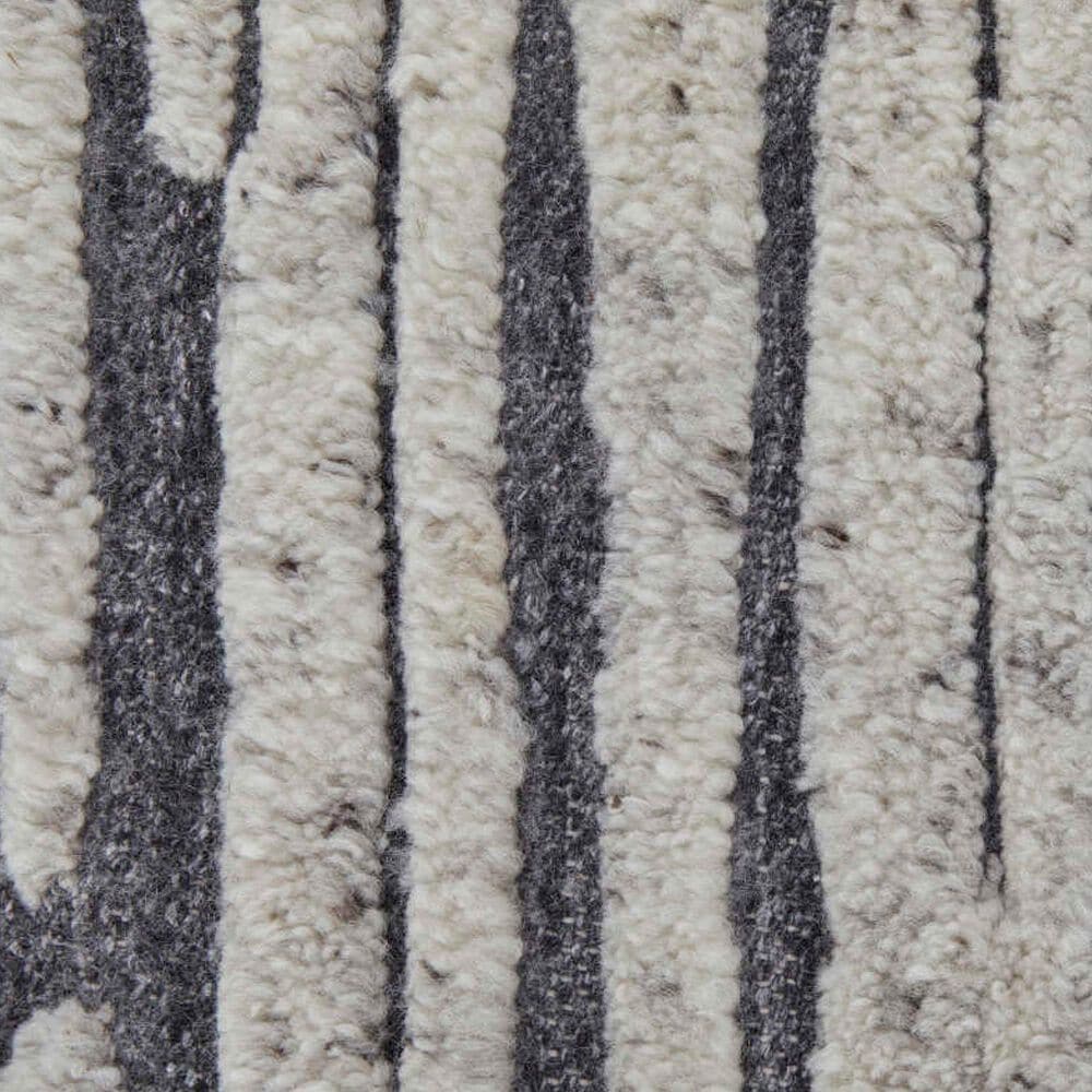 Feizy Broadfield 7&#39;9&quot; x 9&#39;9&quot; Ivory and Charcoal Area Rug, , large