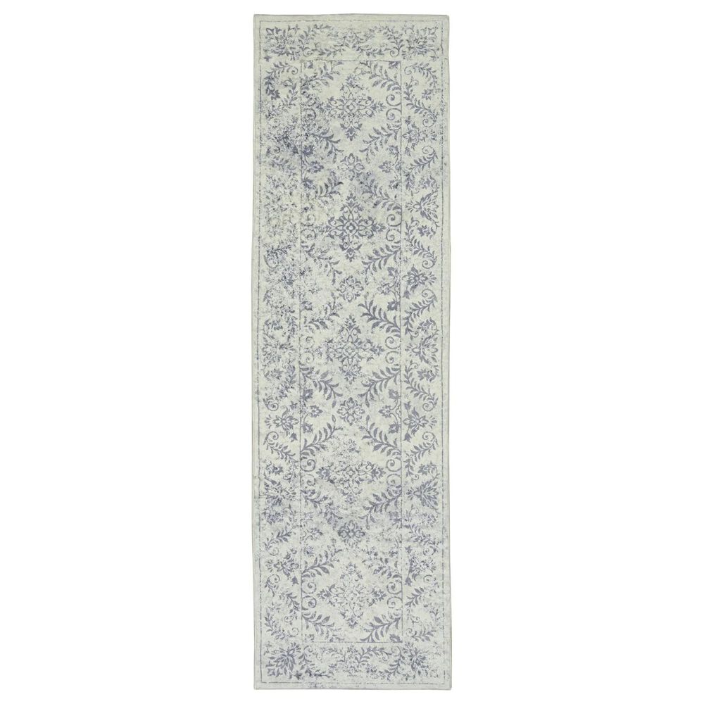 Kas Oriental Rugs Roxy Portica 2" x 7" Grey Runner, , large