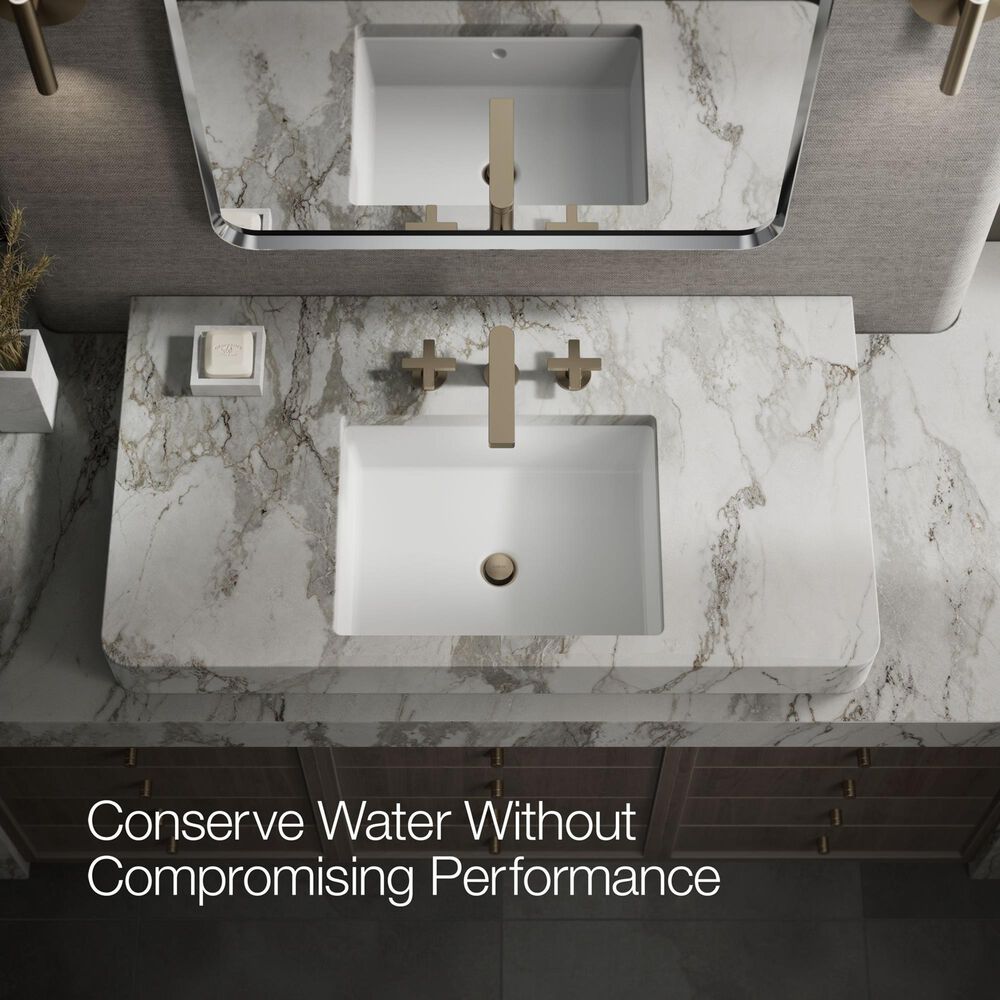 Kohler Composed Widespread Bathroom Sink Faucet with Cross handles in Vibrant Brushed Bronze, , large