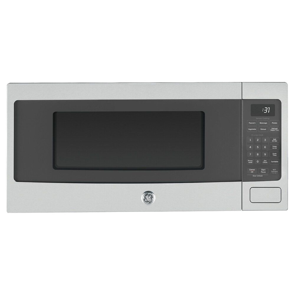 GE Profile 1.1 Cu. Ft. Countertop Microwave Oven in Stainless Steel, , large