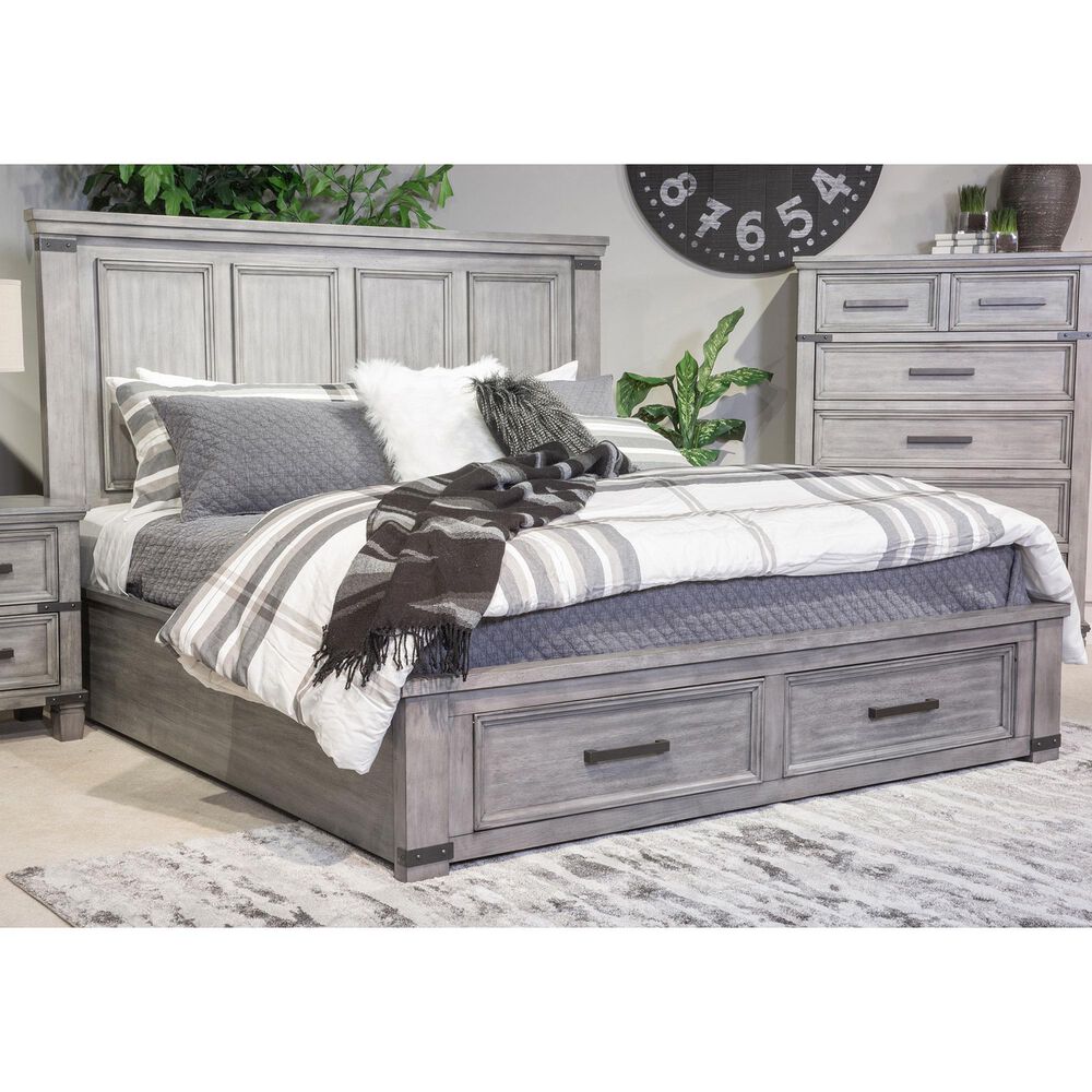 Signature Design by Ashley Russelyn Queen Storage Bed in Gray Shop NFM
