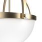 Hunter Wedgefield 4-Light Pendant in Alturas Gold, , large