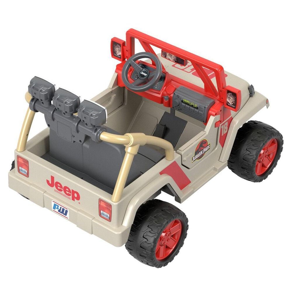 Fisher-Price Power Wheels Jurassic Park Jeep Wrangler, , large