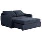 Lifestyle Solutions Galloway Convertible Loveseat in Navy, , large