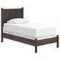 Ashley Pamytta Twin Panel Bed in Rich Brown, , large