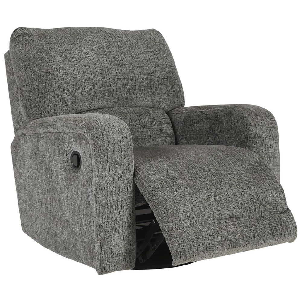 Ashley Wittlich Manual Swivel Glider Recliner in Slate, , large