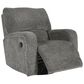 Ashley Wittlich Manual Swivel Glider Recliner in Slate, , large