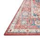 Loloi II Skye SKY-05 3"6" x 5"6" Brick and Ocean Area Rug, , large