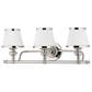 Hudson Valley Lighting Milton 3-Light Wall Sconce in Polished Nickel, , large