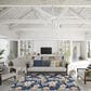Dalyn Rug Company Seabreeze SZ6 8" x 10" Navy Area Rug, , large