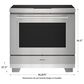 Wolf 36" Induction Range in Stainless Steel, , large