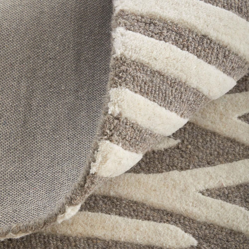 Feizy Kimball Taupe and Ivory 12&#39; x 15&#39; Area Rug, , large