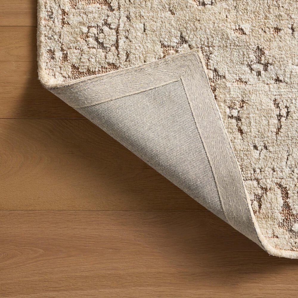 Loloi Percival Natural and Salmon 3&#39;6&quot; x 5&#39;6&quot; Area Rug, , large