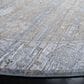 Safavieh Webster WBS328G 6"7" Round Grey and Beige Area Rug, , large