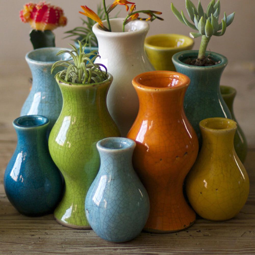 Kalalou Vases in Multicolor (Set of 13), , large