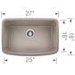 Blanco Valea 27" Single Bowl Kitchen Sink in Truffle, , large