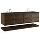 James Martin Allamari 72" Double Bathroom Vanity in Sable with 3 cm Phantome Eclos Top and Rectangular Sinks, , large
