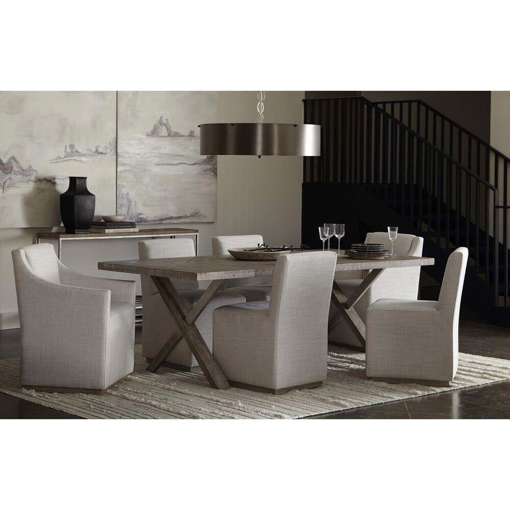 Bernhardt Milo 88&quot; Rectangular Dining Table in Morel, , large