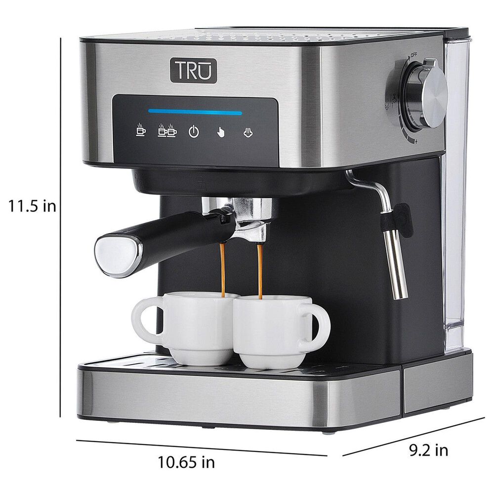 TRU Espresso Coffee Machine in Stainless Steel, , large