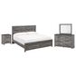 Ashley Bronyan 4-Piece King Bedroom Set in Dark Gray, , large