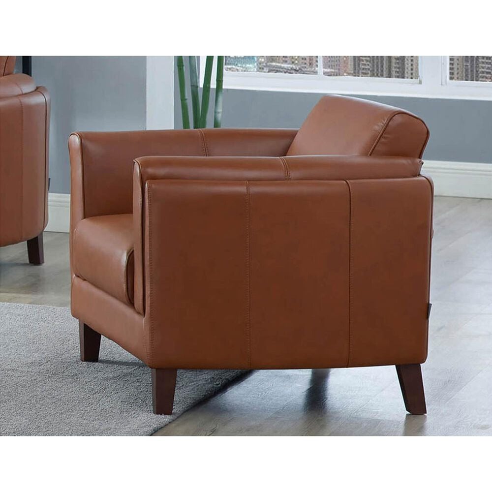 Hydeline Maui Stationary Chair and Ottoman Set in Nutmeg, , large