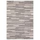ROW by Oriental Weavers Hunter Black and Beige 5"3" x 7"6" Area Rug, , large