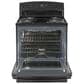 GE Appliances 30" Free-Standing Electric Range with Dual Element Bake in Black, , large