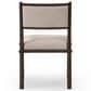Four Hands Akiro Dining Arm Chair with Laken Stone Fabric in Warm Oak, , large