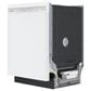 Bosch 100 Series 24" Built-In Smart Dishwasher with 8 Wash Cycles in White, , large