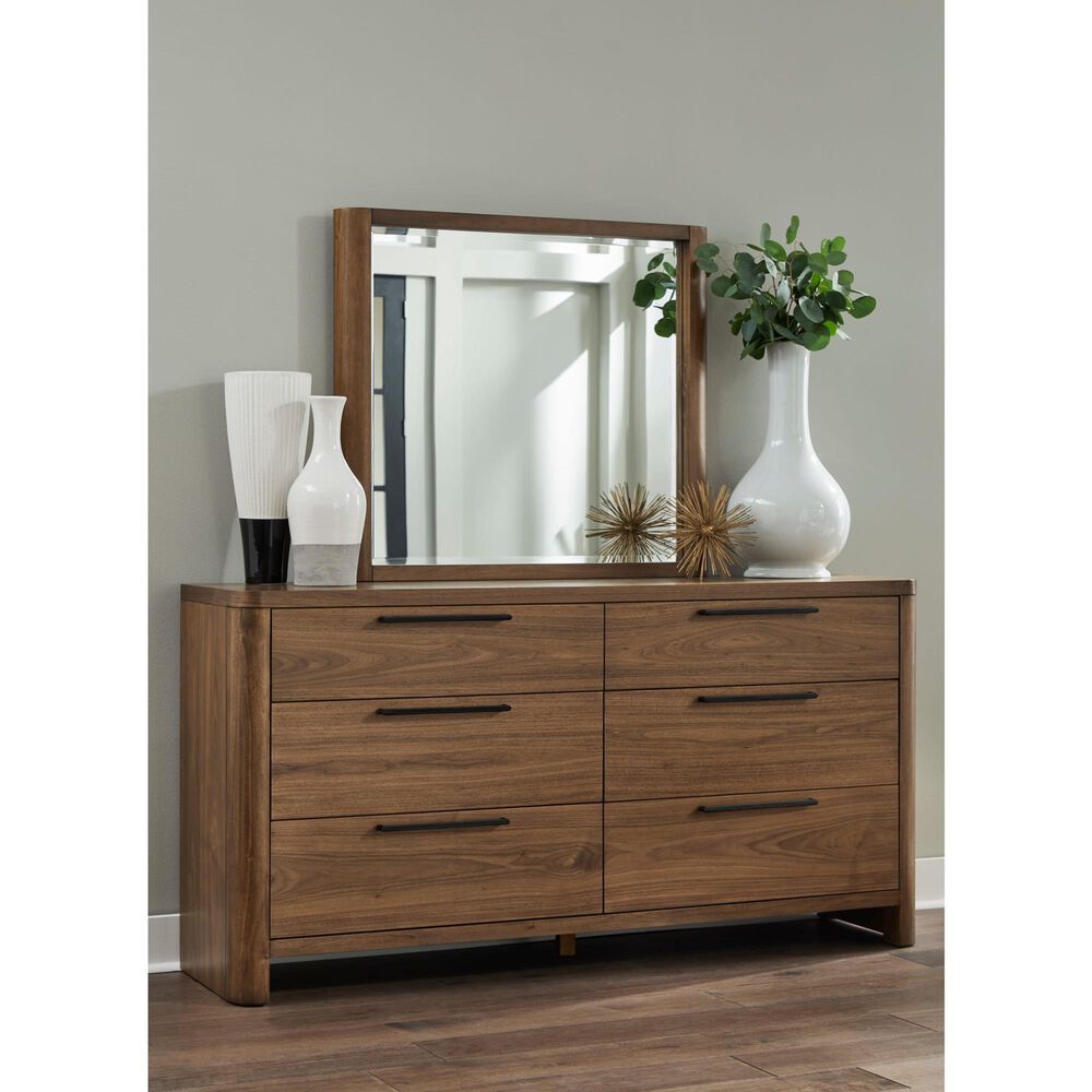 Urban Home Totes Wall or Dresser Mirror in English Walnut, , large