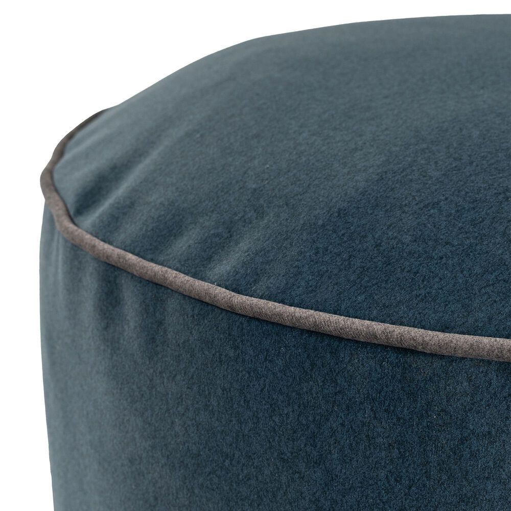 Howard Elliott Qiviut Tall Pouf in Royal, , large