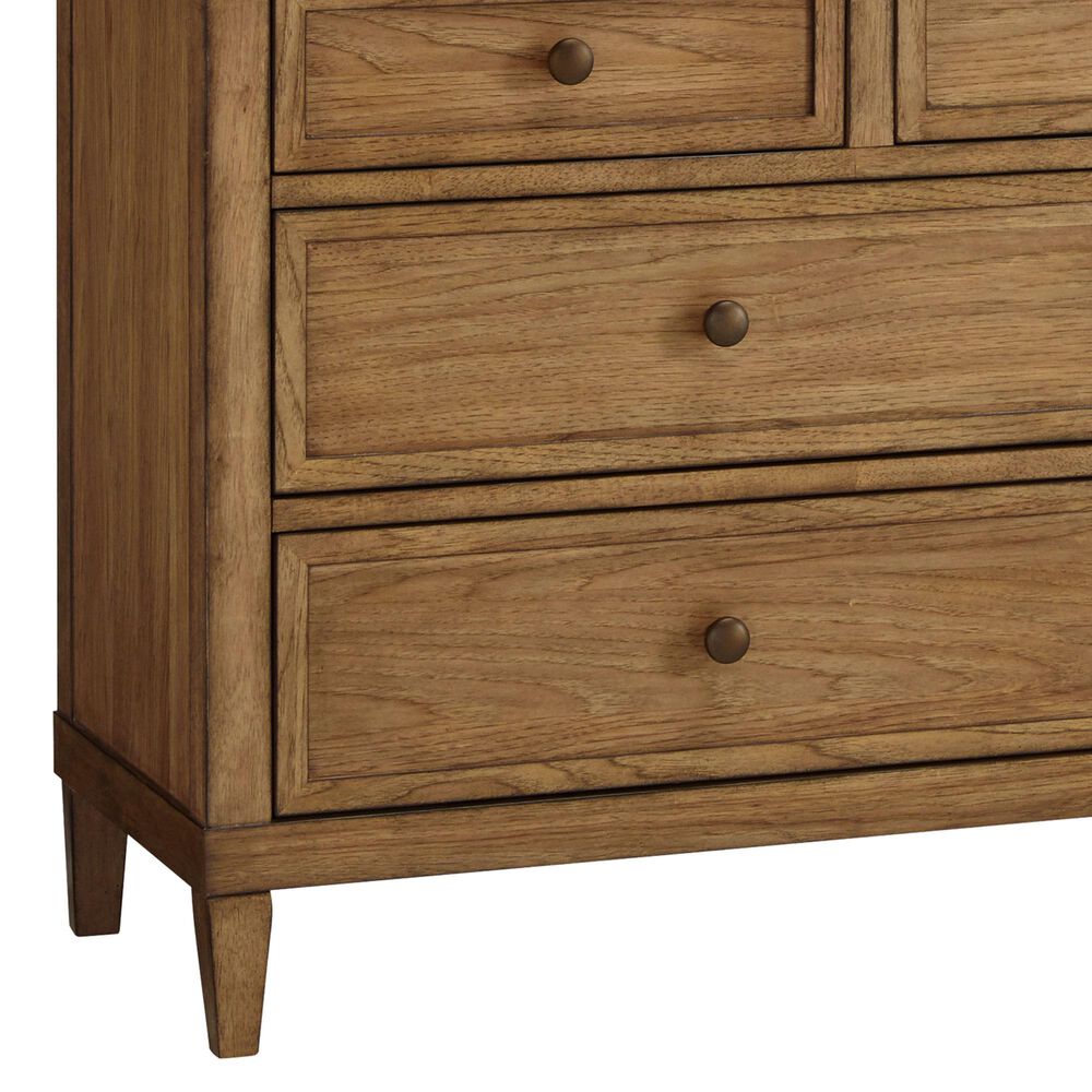 Ashley Sharlance 4-Piece King Panel Bedroom Set in Light Brown, , large